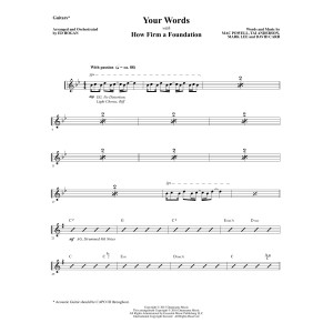 Your Words - Guitars 1 & 2