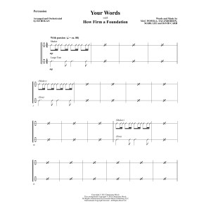 Your Words - Percussion