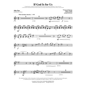 If God Is for Us - Alto Sax (sub. Horn)