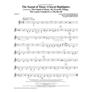 The Sound Of Music (Choral Highlights) (arr. John Leavitt) - Violin 2