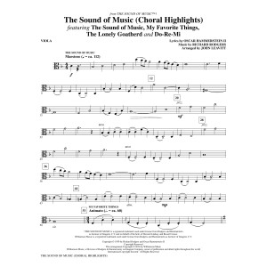 The Sound Of Music (Choral Highlights) (arr. John Leavitt) - Viola