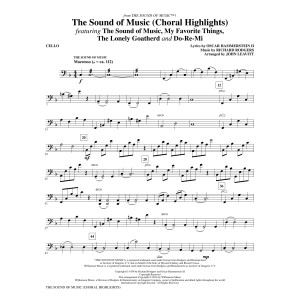 The Sound Of Music (Choral Highlights) (arr. John Leavitt) - Cello