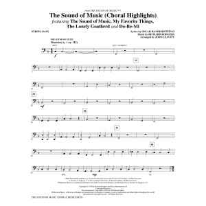 The Sound Of Music (Choral Highlights) (arr. John Leavitt) - String Bass