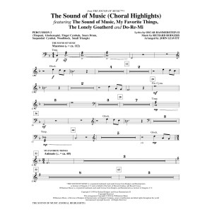 The Sound Of Music (Choral Highlights) (arr. John Leavitt) - Percussion 2