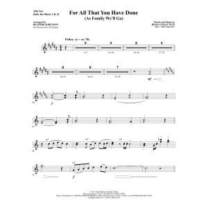 For All That You Have Done - Alto Sax 1-2 (sub. Horn 1-2)