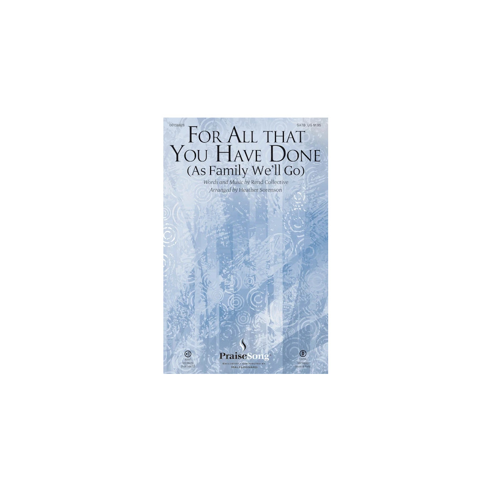 For All That You Have Done - Clarinet (sub Viola)