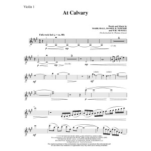 At Calvary - Violin 1