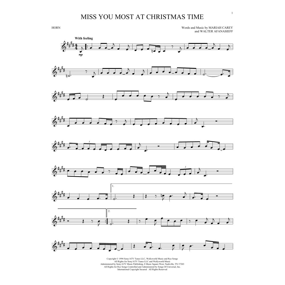 Miss You Most At Christmas Time