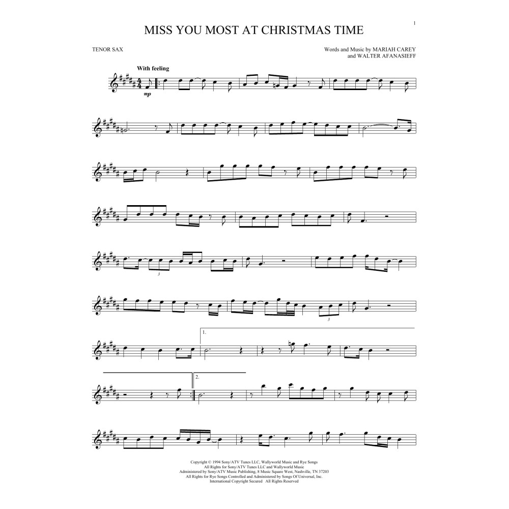 Miss You Most At Christmas Time