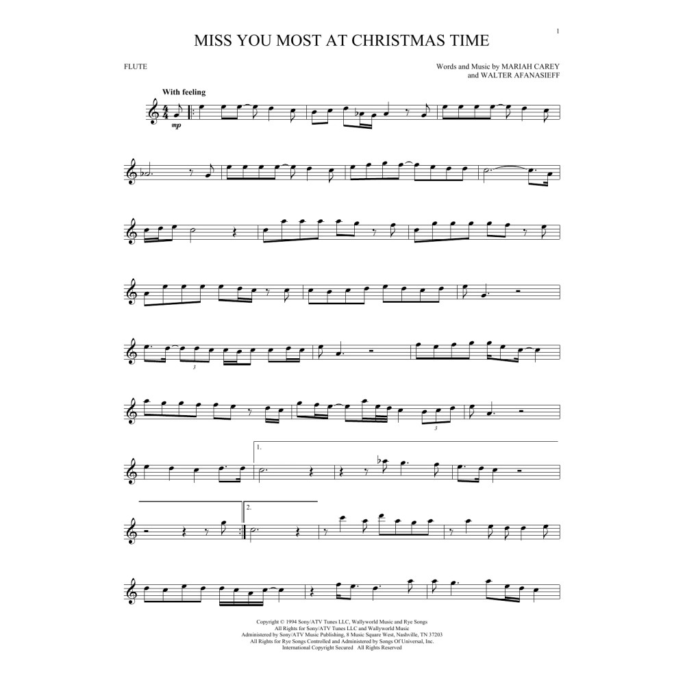 Miss You Most At Christmas Time