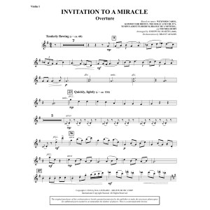 Invitation to a Miracle - Violin 1