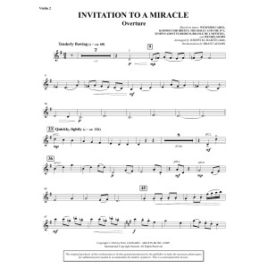 Invitation to a Miracle - Violin 2