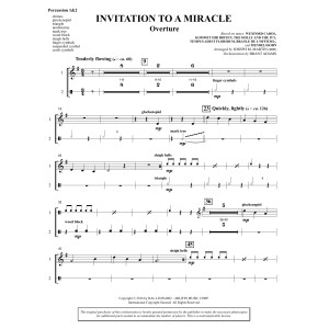 Invitation to a Miracle - Percussion 1 & 2