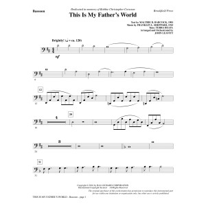 This Is My Father's World - Bassoon