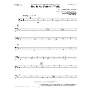 This Is My Father's World - Double Bass