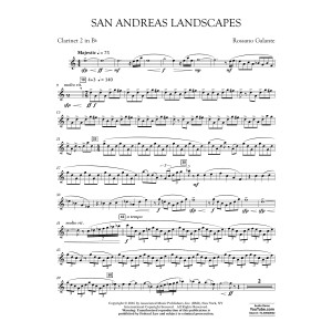 San Andreas Landscapes - Bb Clarinet 2