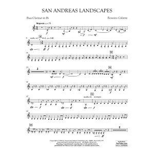 San Andreas Landscapes - Bb Bass Clarinet