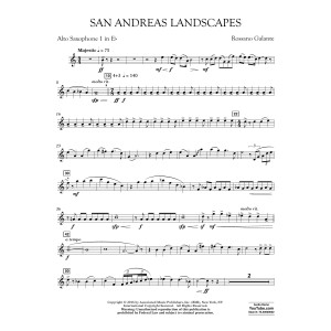 San Andreas Landscapes - Eb Alto Saxophone 1