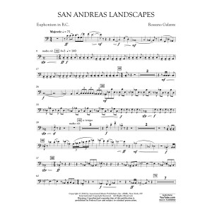 San Andreas Landscapes - Euphonium in Bass Clef