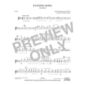 Evening Song (Abendlied) - Flute 1