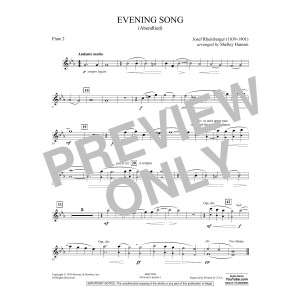 Evening Song (Abendlied) - Flute 2