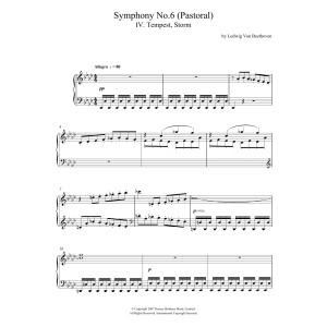 Symphony No.6 ('Pastoral'), 4th Movement