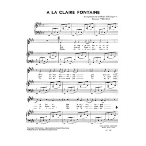 A La Claire Fontaine