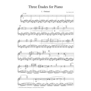 Three Etudes for Piano