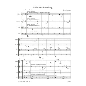 Little Blue Something (String quartet score and parts)