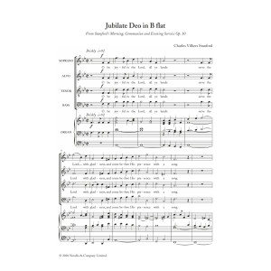 Jubilate Deo In B Flat, Op. 10