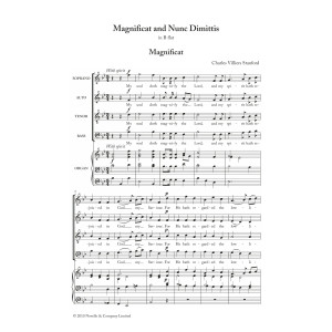 Magnificat And Nunc Dimittis In B Flat