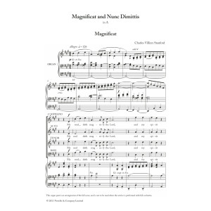 Magnificat And Nunc Dimittis In A
