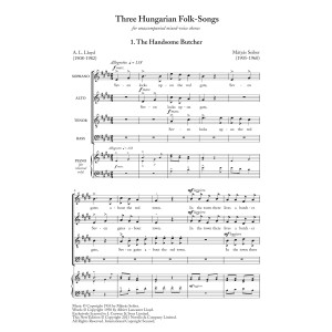 Three Hungarian Folk Songs