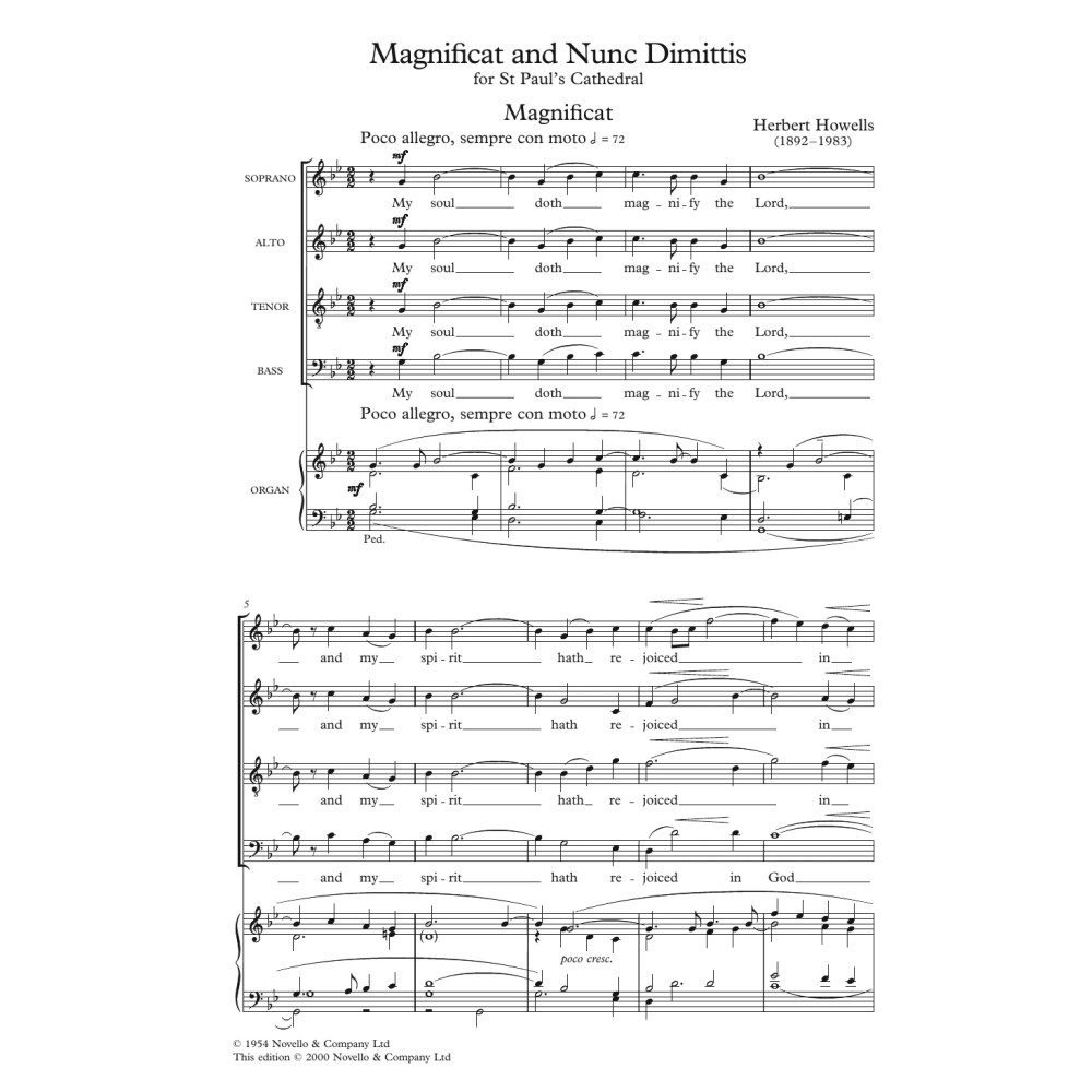 The St. Paul's Cathedral Magnificat And Nunc Dimittis