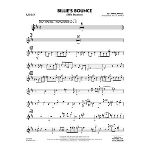 Billie's Bounce - Alto Sax