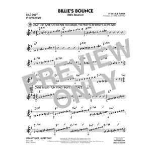 Billie's Bounce - Bb Solo Sheet
