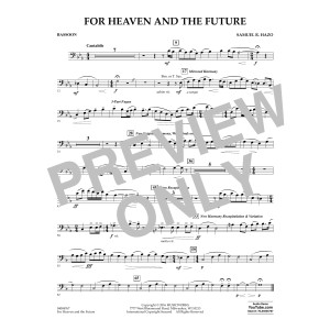 For Heaven and the Future - Bassoon