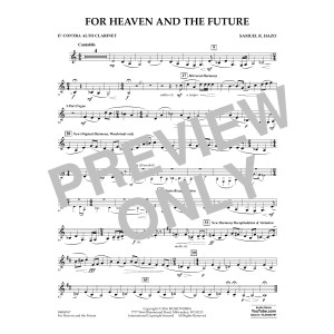 For Heaven and the Future - Eb Contra Alto Clarinet