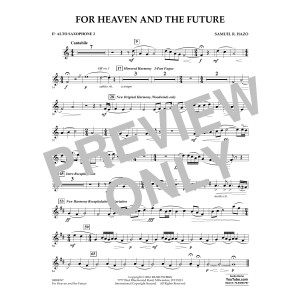 For Heaven and the Future - Eb Alto Saxophone 2
