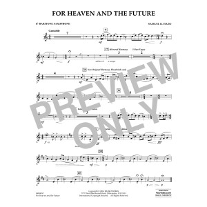 For Heaven and the Future - Eb Baritone Saxophone