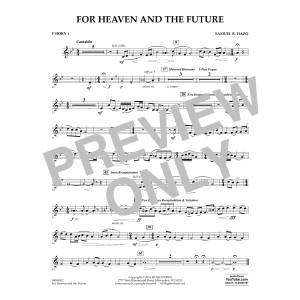 For Heaven and the Future - F Horn 1