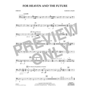 For Heaven and the Future - Timpani