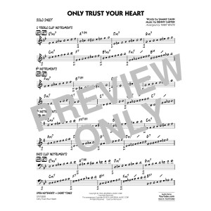 Only Trust Your Heart - Solo Sheet