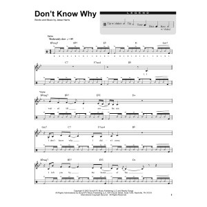 Don't Know Why (for Acoustic Guitar, Voice and Cajón)