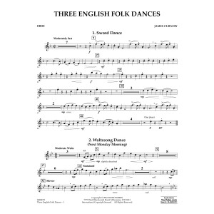 Three English Folk Dances - Oboe