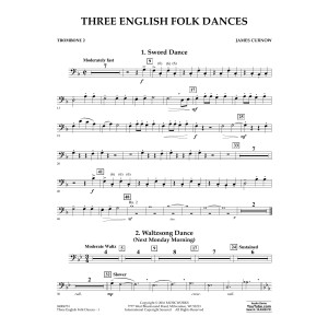 Three English Folk Dances - Trombone 2