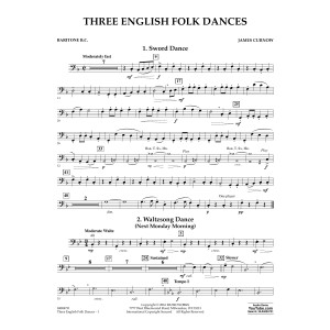 Three English Folk Dances - Baritone B.C.