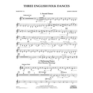 Three English Folk Dances - Baritone T.C.
