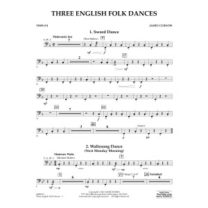 Three English Folk Dances - Timpani