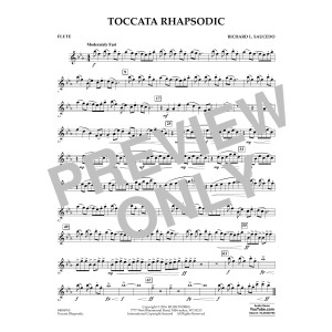 Toccata Rhapsodic - Flute